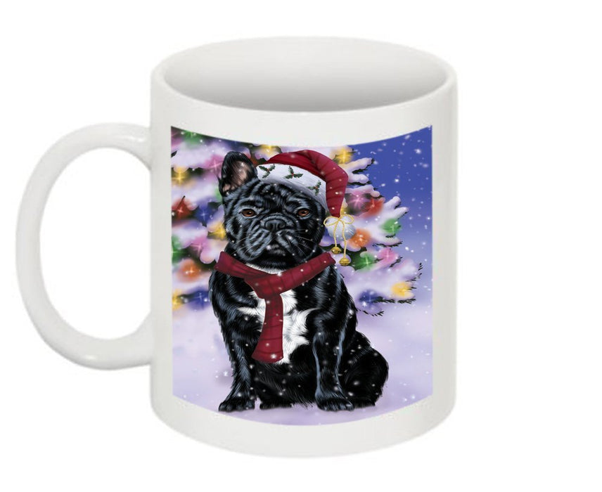 Winter Wonderland French Bulldog Christmas Mug CMG0592