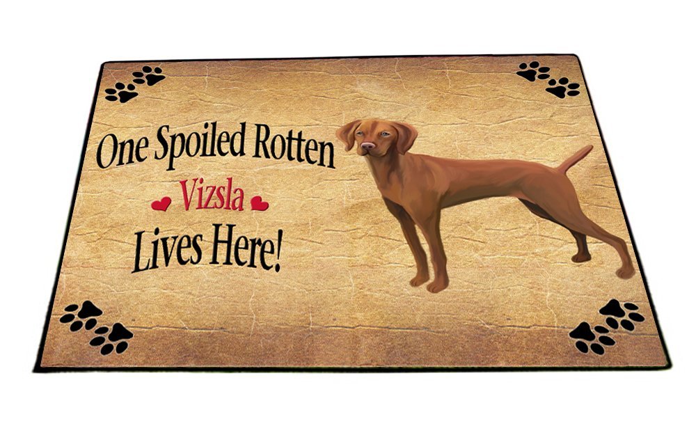 Spoiled Rotten Vizsla Dog Indoor/Outdoor Floormat