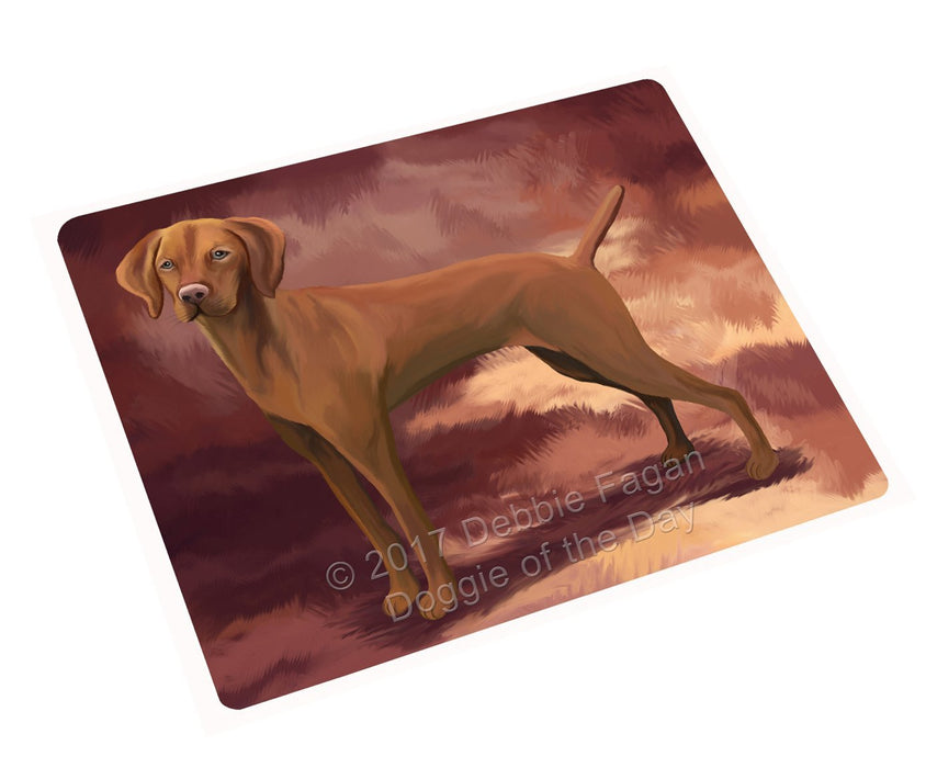 Vizsla Dog Tempered Cutting Board