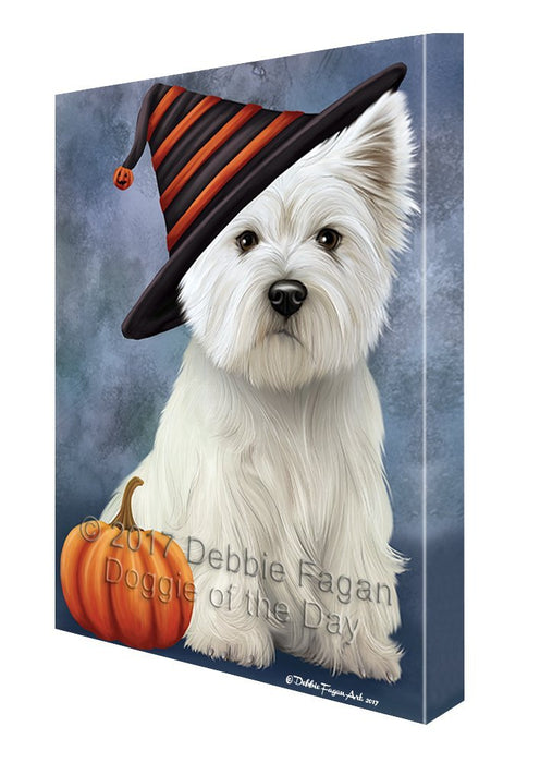 West Highland White Terrier Dog Canvas Wall Art CV369