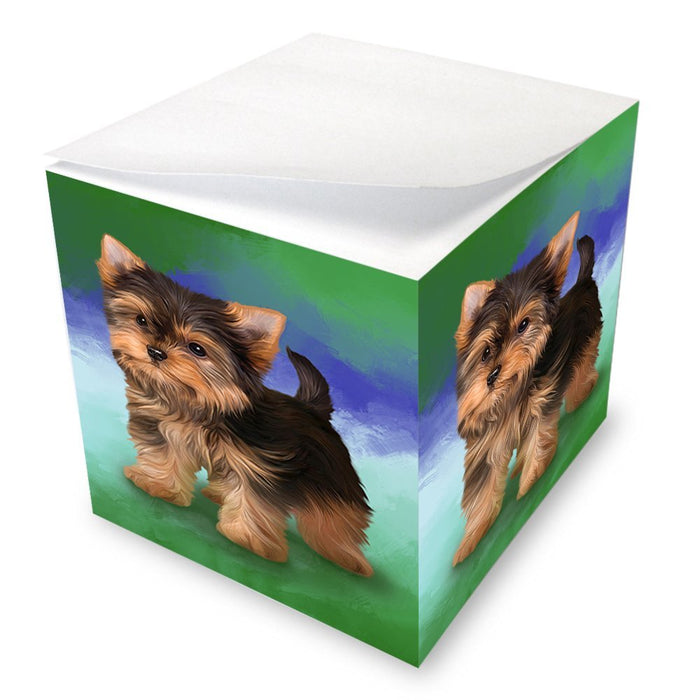 Yorkshire Terrier Dog Note Cube