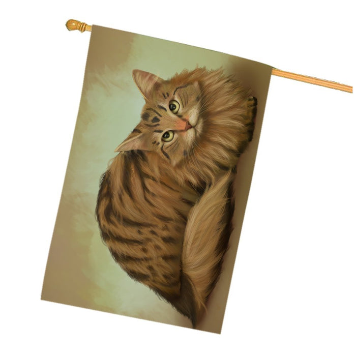 Siberian Cat House Flag