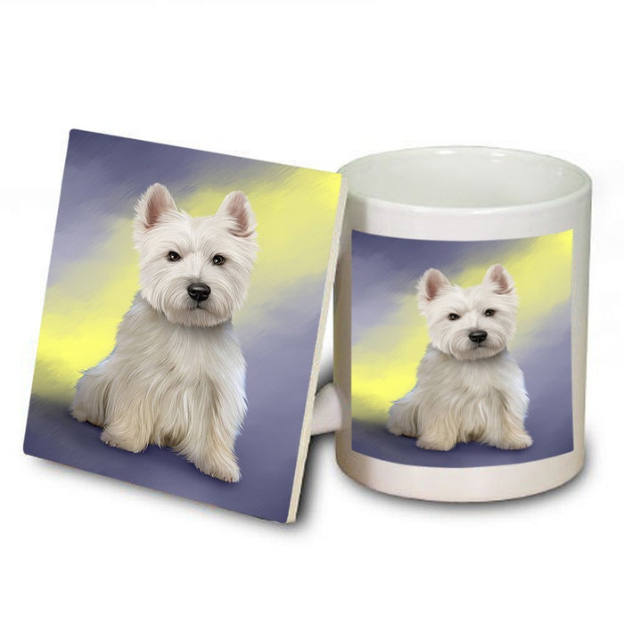 West Highland White Terrier Dog Mug and Coaster Set MUC48365