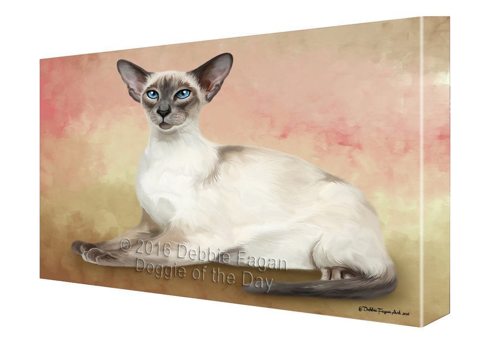 Thai Cat Canvas Wall Art