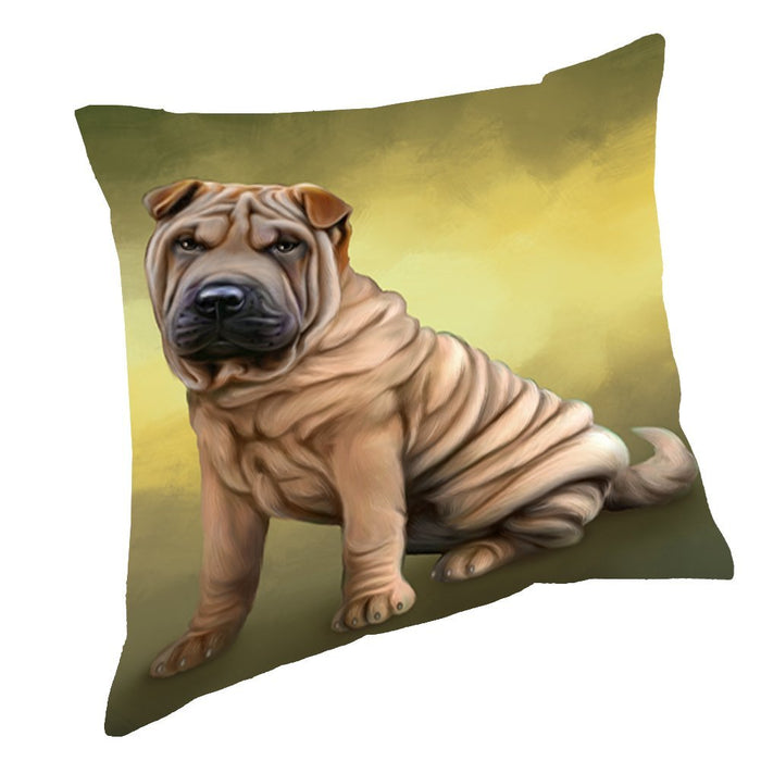 Shar Pei Dog Pillow PIL48424