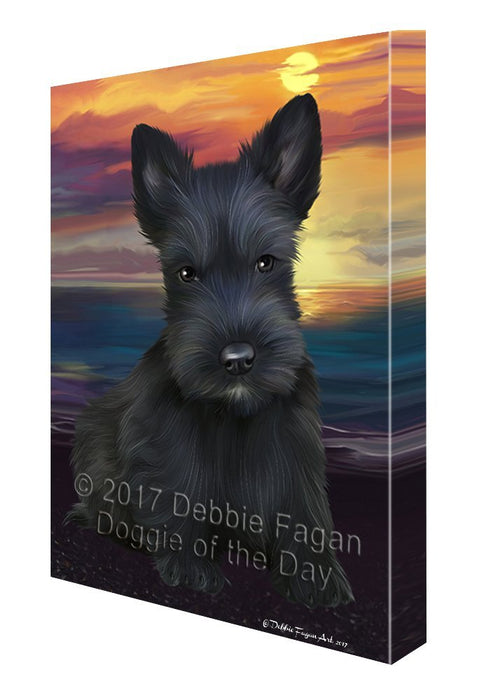 Scottish Terriers Dog Wall Art Canvas CV214