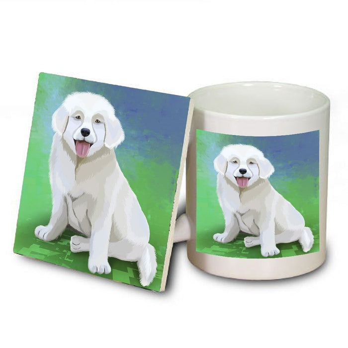 Slovensky Cuvac Dog Mug and Coaster Set