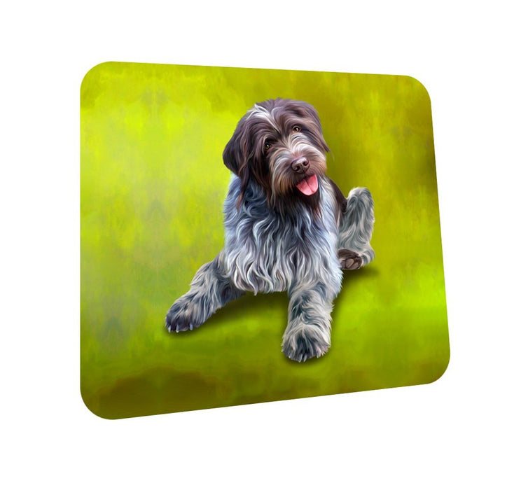 Wirehaired Pointing Griffon Dog Coasters Set of 4