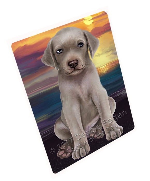 Weimaraner Dog Tempered Cutting Board C49458