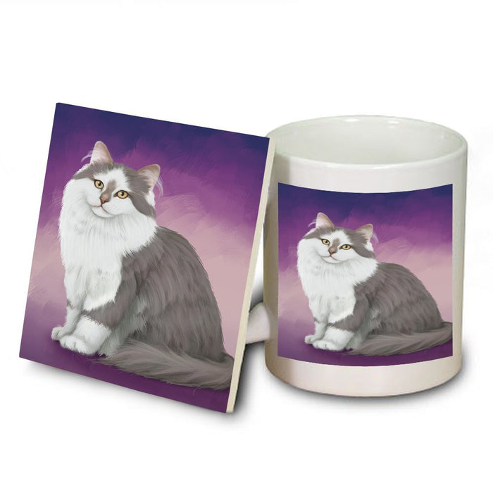 Siberian Cat Mug and Coaster Set MUC48108
