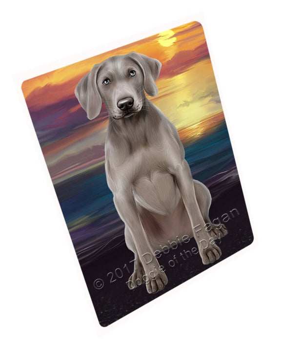 Weimaraner Dog Tempered Cutting Board C49446