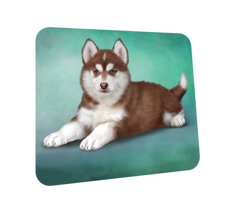 Siberian Husky Puppy Dog Coasters Set of 4