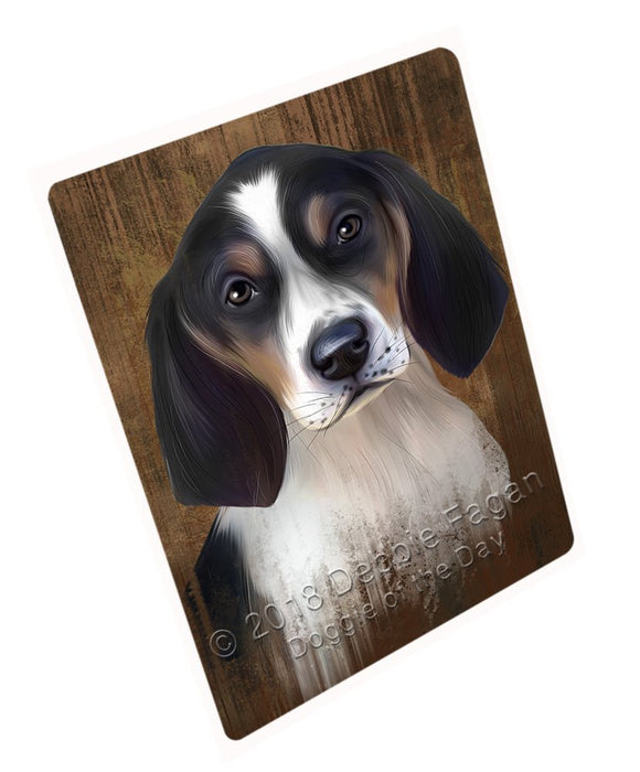 Rustic Treeing Walker Coonhound Dog Tempered Cutting Board C52620