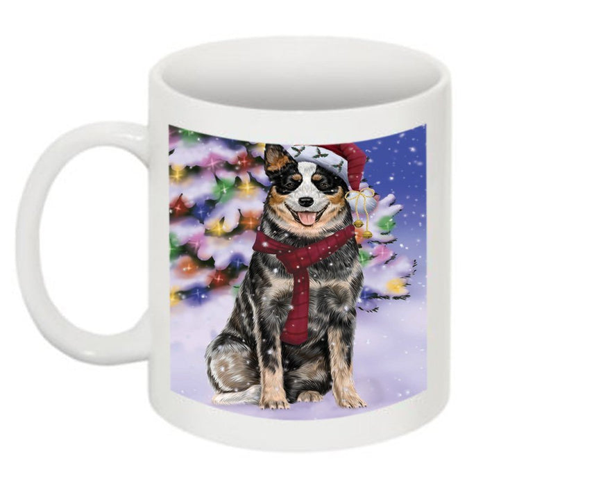 Winter Wonderland Australian Cattle Dog Christmas Mug CMG0565