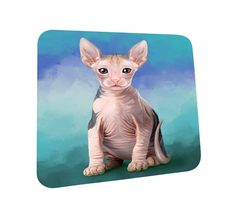 Sphynx Cat Coasters Set of 4