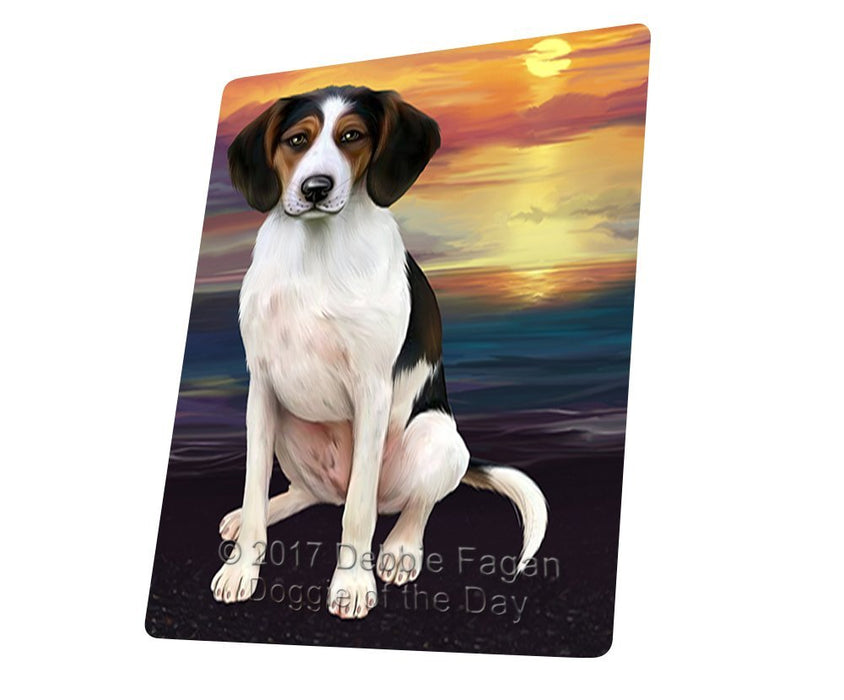 Treeing Walker Coonhound Dog Tempered Cutting Board CB173