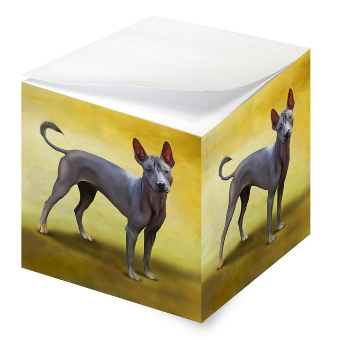 Xoloitzcuintle Dog Note Cube