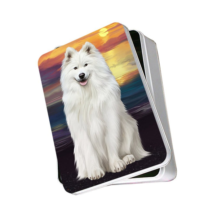 Samoyed Dog Photo Storage Tin PITN48521