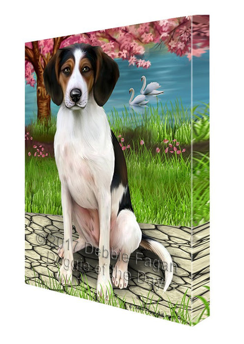 Treeing Walker Coonhound Dog Wall Art Canvas CV229