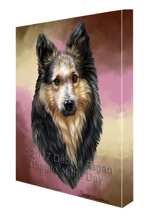 Sheltie Dog Canvas Wall Art D113