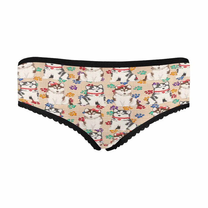 Siberian Husky Dogs Red  Women&#039;s All Over Print Classic Briefs