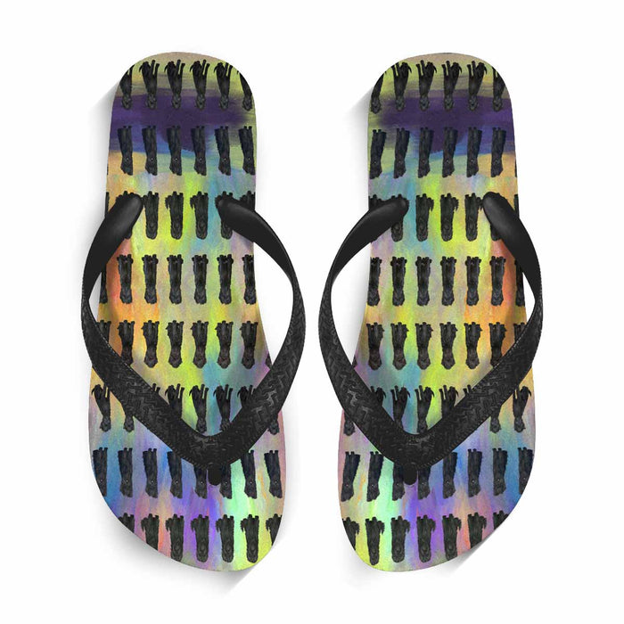 affenpinschers  Flip Flops (For both Men and Women) (Model040)