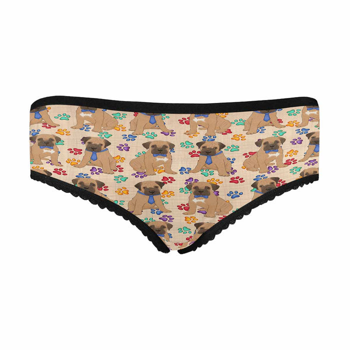 Bullmastiff Dogs Blue  Women&#039;s All Over Print Classic Briefs