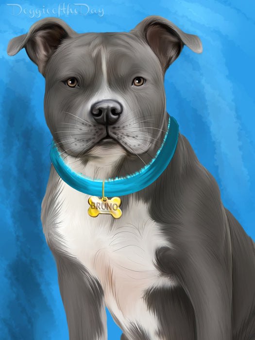 Digital Painting PERSONALIZED PET PORTRAIT! Custom Pet Dog or Cat Art