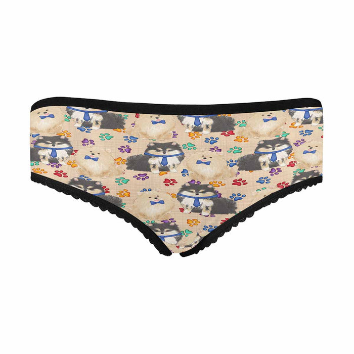 Pomeranian Dogs Blue  Women&#039;s All Over Print Classic Briefs