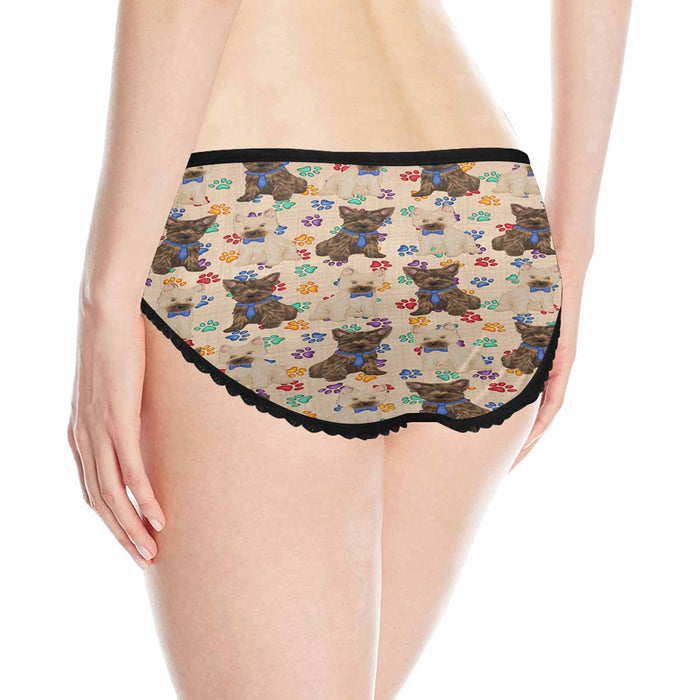 Cairn Terrier Dogs Blue  Women&#039;s All Over Print Classic Briefs