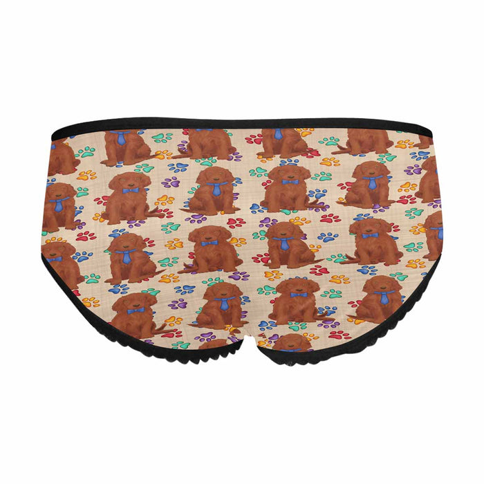 Irish Red Setter Dogs Blue  Women's All Over Print Classic Briefs