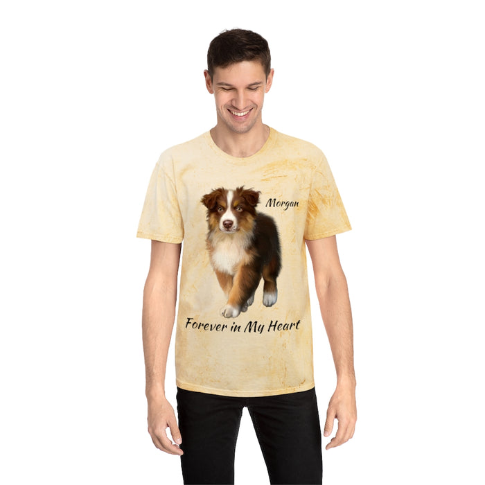 Personalized Pet Photo on Unisex Color Blast T-Shirt