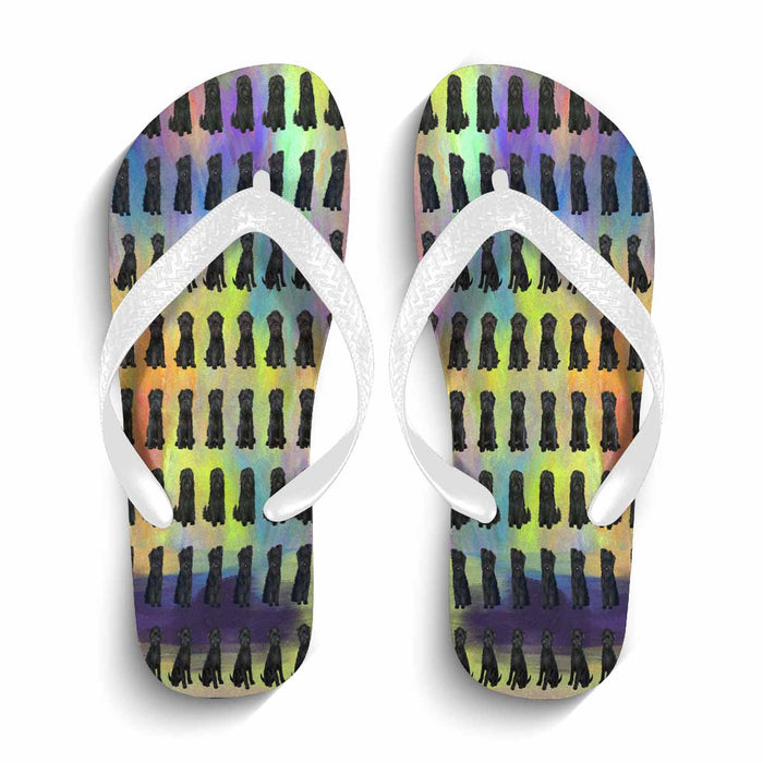 affenpinschers  Flip Flops (For both Men and Women) (Model040)