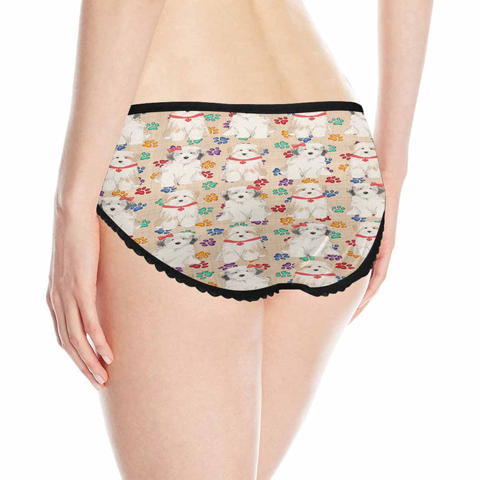 Tibetan Terrier Dogs Red  Women&#039;s All Over Print Classic Briefs