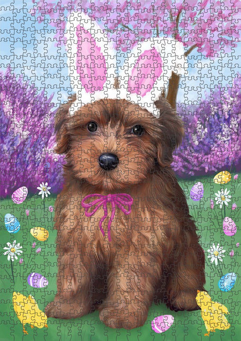 Yorkipoo Dog Easter Holiday Puzzle with Photo Tin PUZL51477