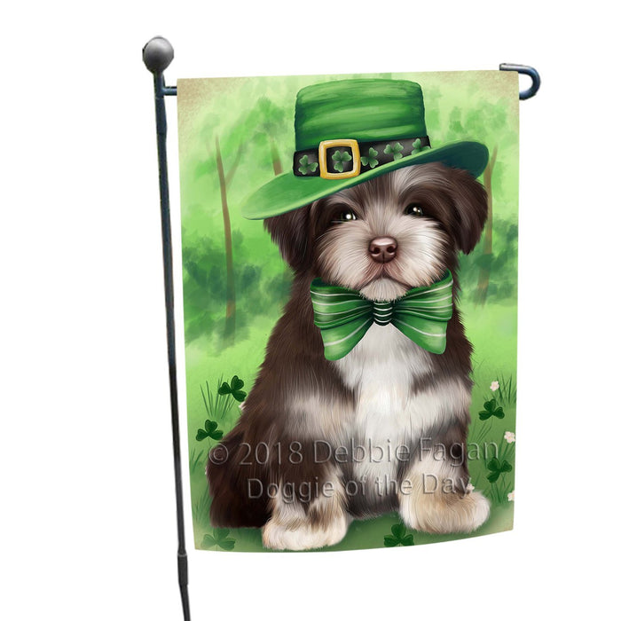 St. Patricks Day Irish Portrait Havanese Dog Garden Flag GFLG48726