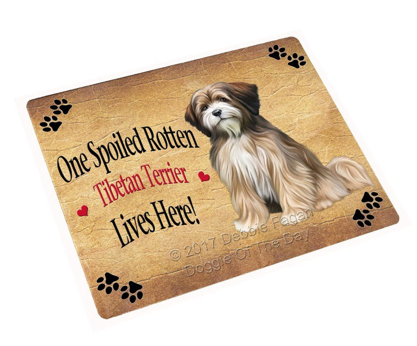 Spoiled Rotten Tibetan Terrier Dog Magnet Mini (3.5" x 2")