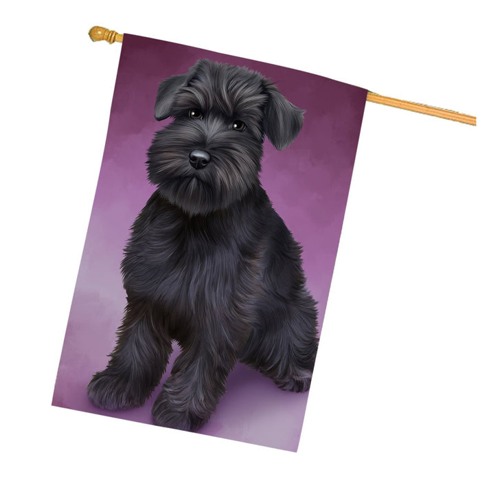 Schnauzers Dog House Flag