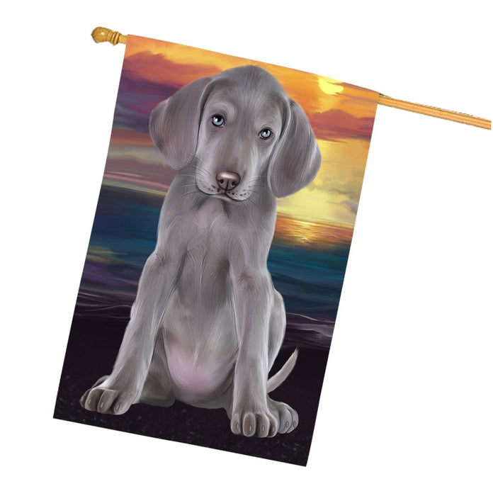 Weimaraner Dog House Flag FLG48549