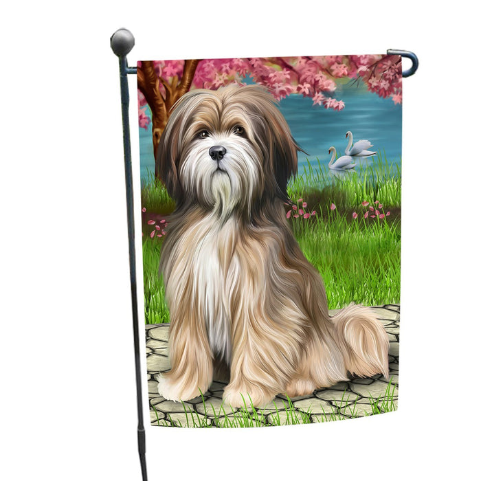 Tibetan Terrier Dog Garden Flag GFLG48492