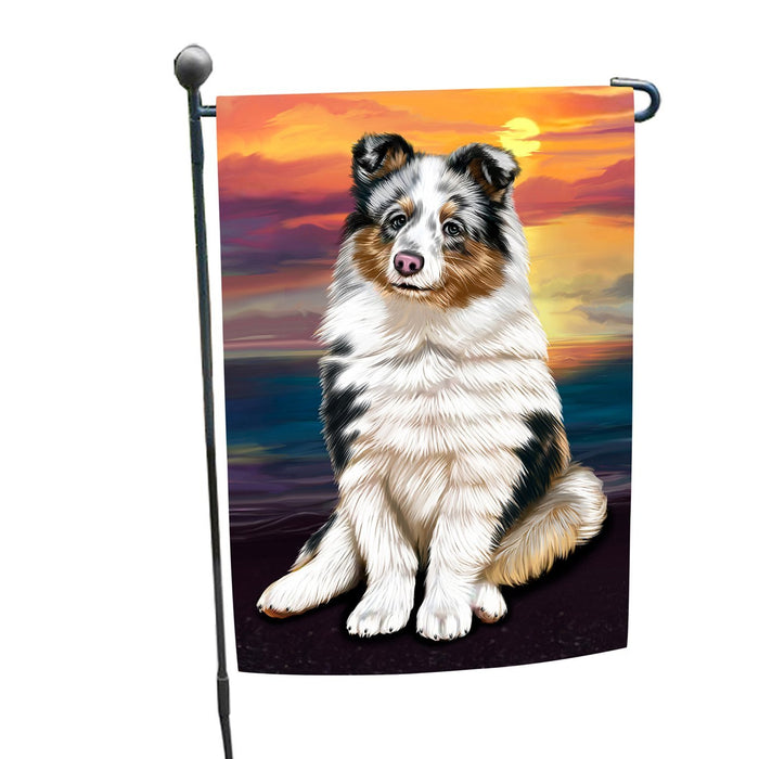 Shetland Sheepdog Dog Garden Flag