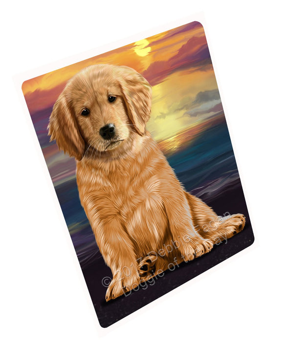 Golden Retriever Dog Magnet Mini (3.5" x 2")