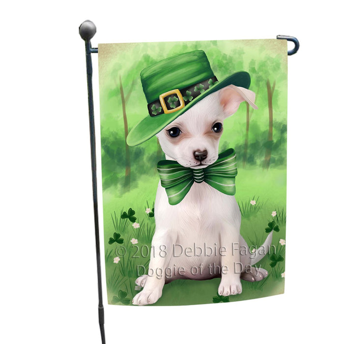 St. Patricks Day Irish Portrait Chihuahua Dog Garden Flag GFLG48685