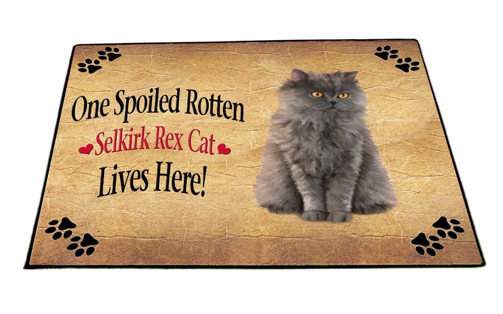 Spoiled Rotten Selkirk Rex Dog Indoor/Outdoor Floormat