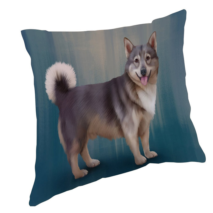 Swedish Vallhund Dog Throw Pillow