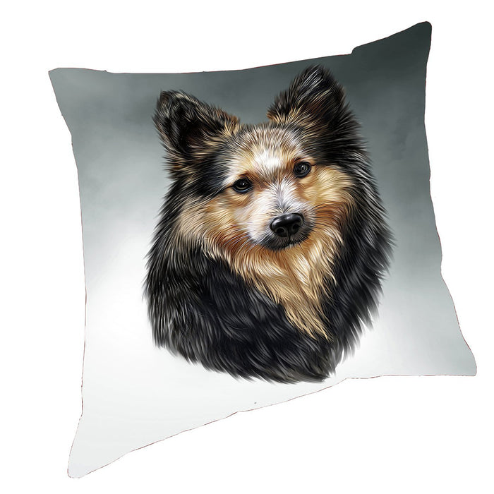 Sheltie Dog Throw Pillow