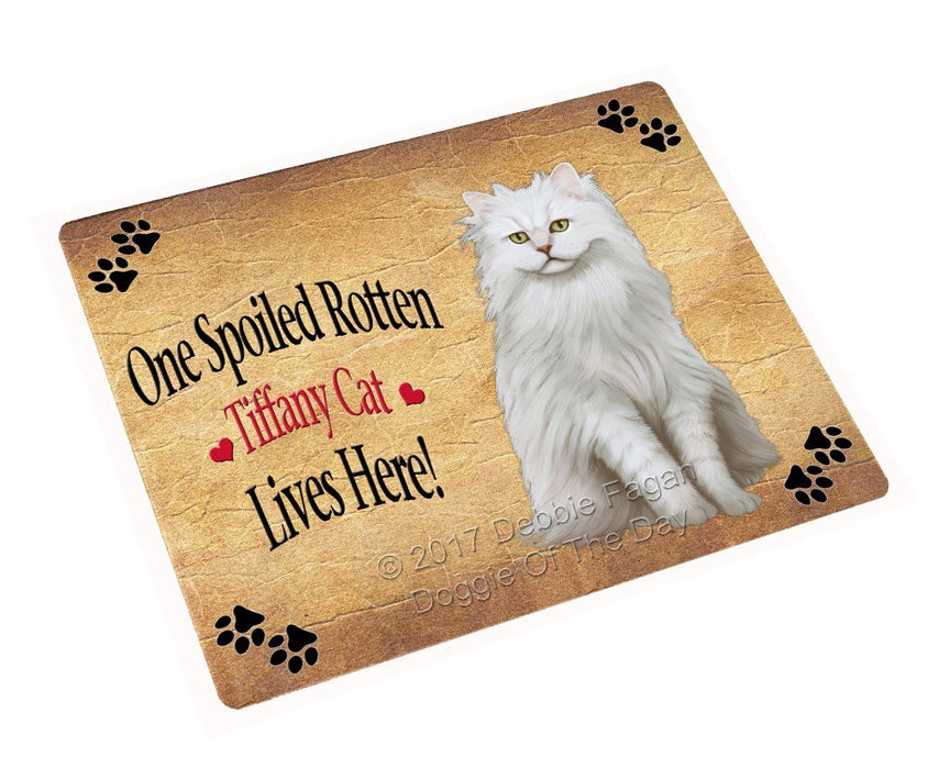 Spoiled Rotten Tiffany Cat Magnet Mini (3.5" x 2")