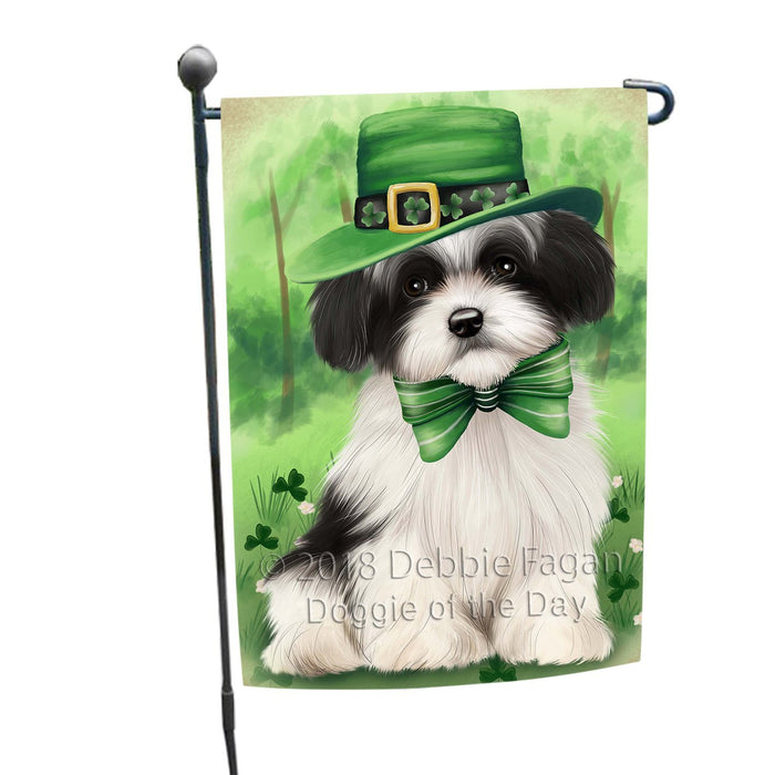 St. Patricks Day Irish Portrait Havanese Dog Garden Flag GFLG48727