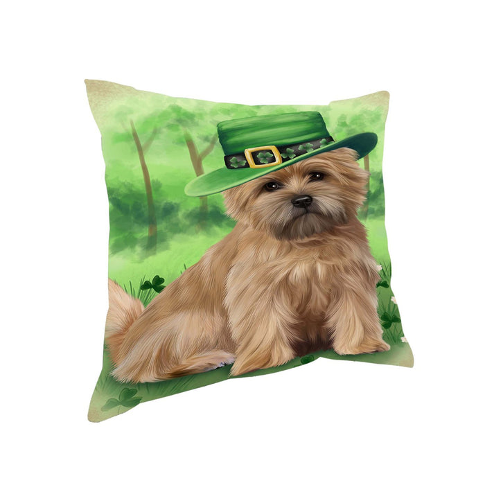 St. Patricks Day Irish Portrait Cairn Terrier Dog Pillow PIL50888