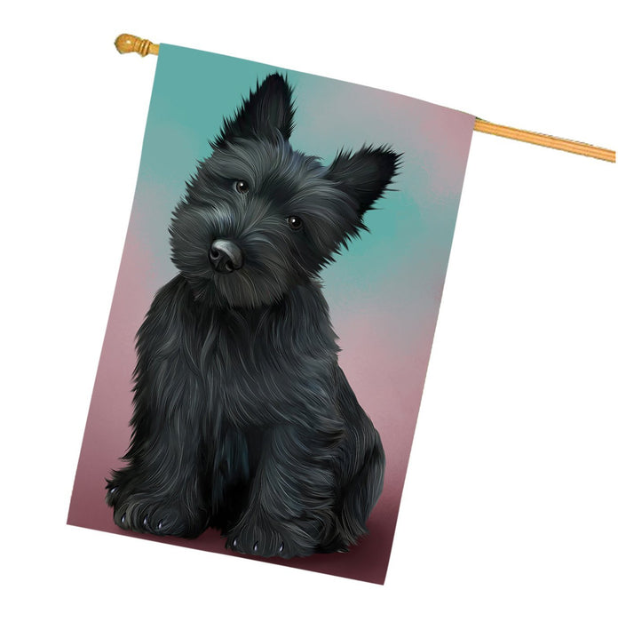 Scottish Terrier Dog House Flag FLG48306